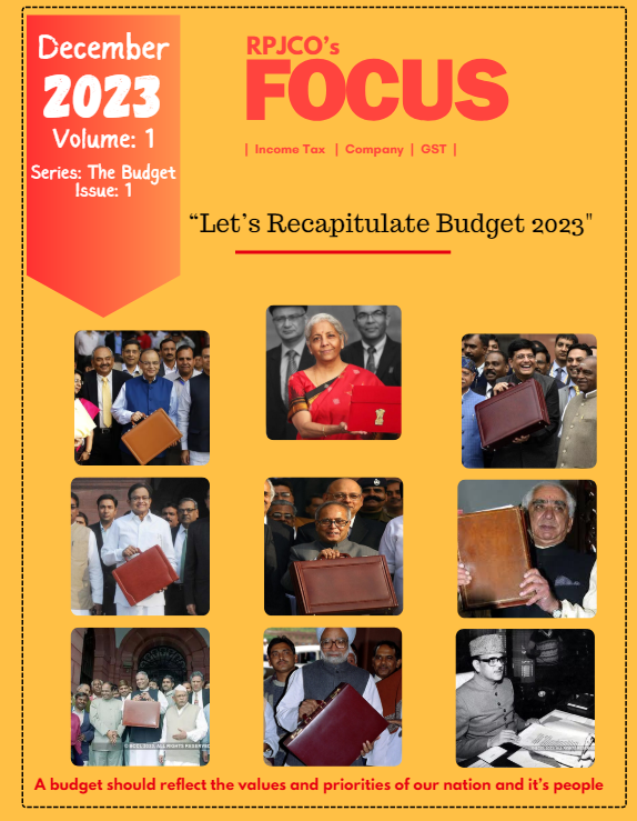 Let's Recapitulate Budget 2023_Dec'23 Focus English Edition